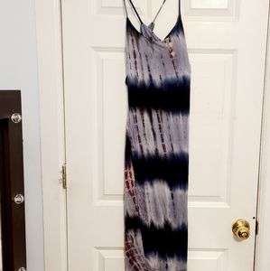 Cute 💕 Tie Dye Midi Dress Size M/L With Stretch